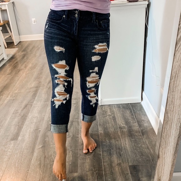 American Eagle Outfitters Denim - American Eagle Distressed Croped jeans
